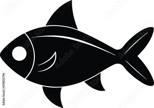 ember tetra illustration on white background  smal.eps