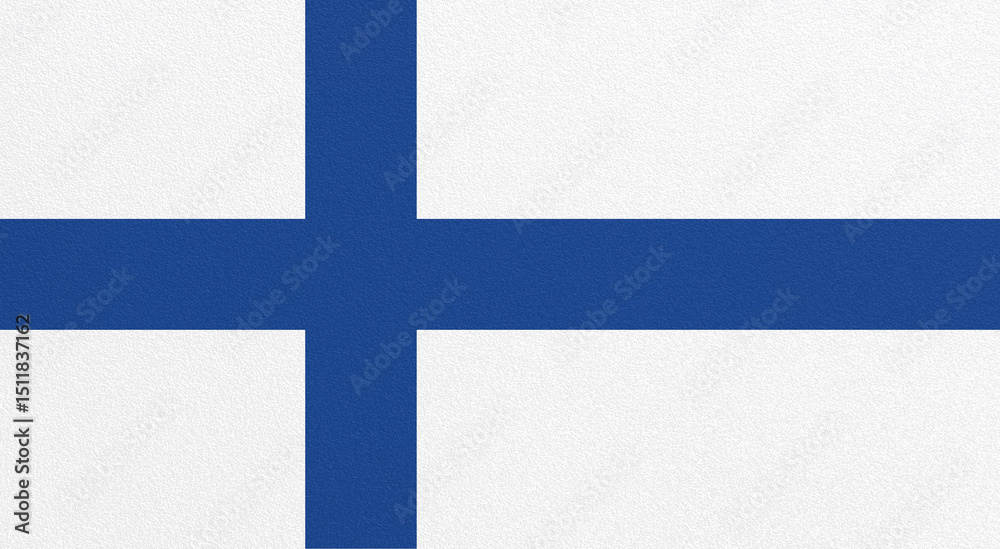 Obraz premium Flag of Finland on abstract background