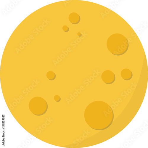 Space Moon Illustration