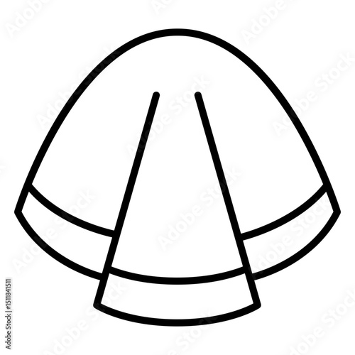 Minimalist Napkin Icon 
