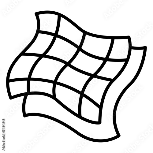 Minimalist Napkin Icon 
