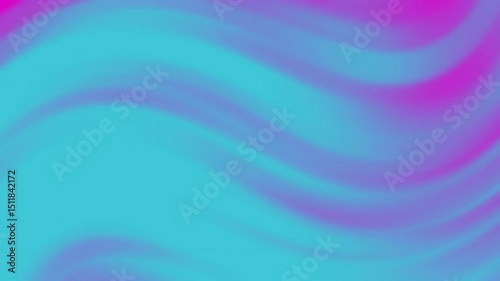 A smooth abstract background featuring flowing blue and pink gradient waves blending seamlessly across the image, Abstract texture Gradient motion Background animation.
