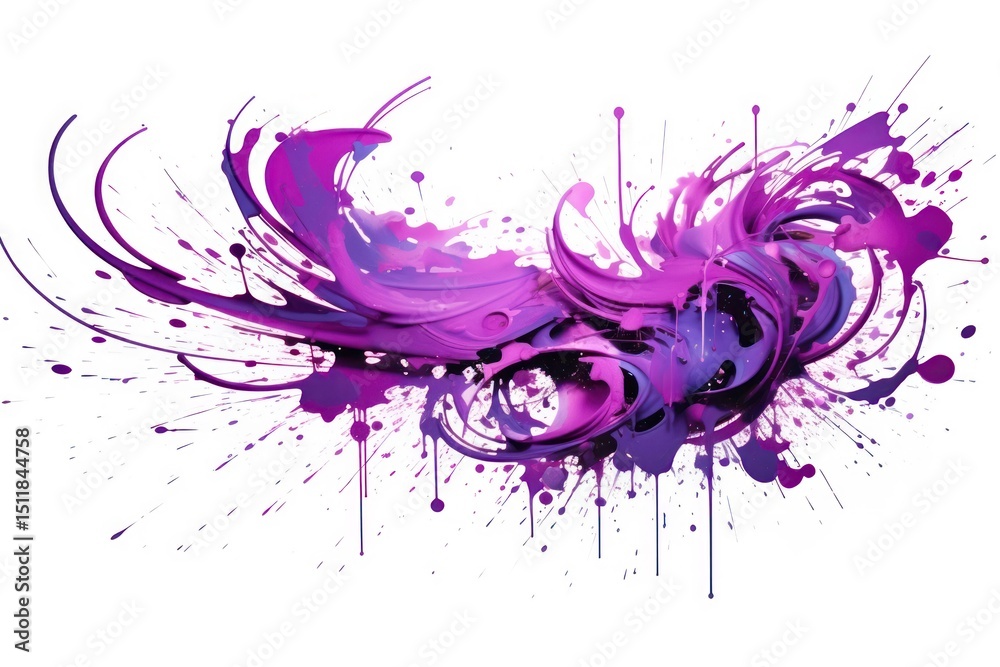 Fototapeta premium Abstract grungy graffiti purple backgrounds abstract.