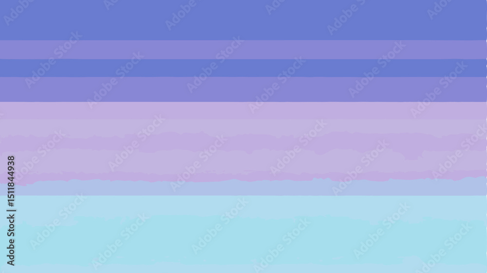 Fototapeta premium Soft pastel color palette of horizontal stripes seamlessly forming a screen background