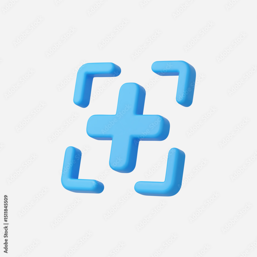 Fototapeta premium 3d Realistic More icon vector Illustration