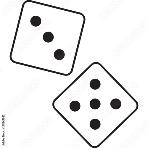 Dice Line Icon
