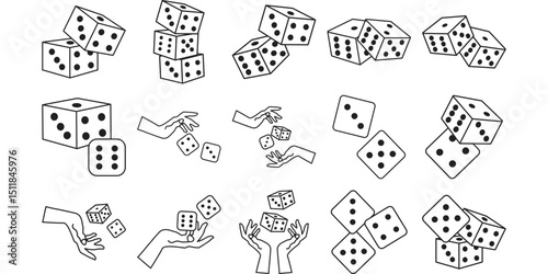 Dice Line Icon