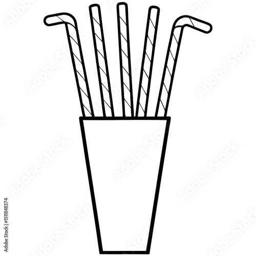 french fries in glass
