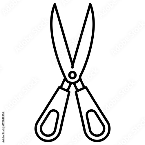scissors isolated on white background