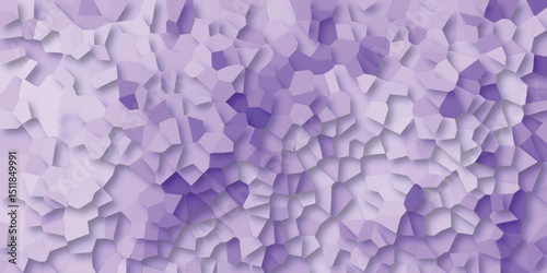 Abstract purple polygon mosaic background design illustrating texture and depth for graphic or web design applications.