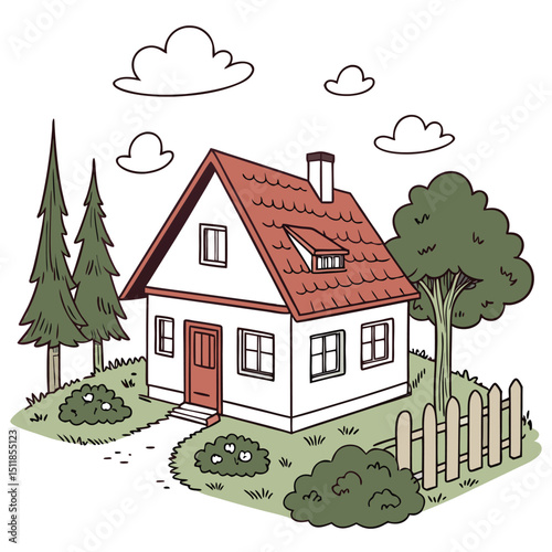 house and tree
