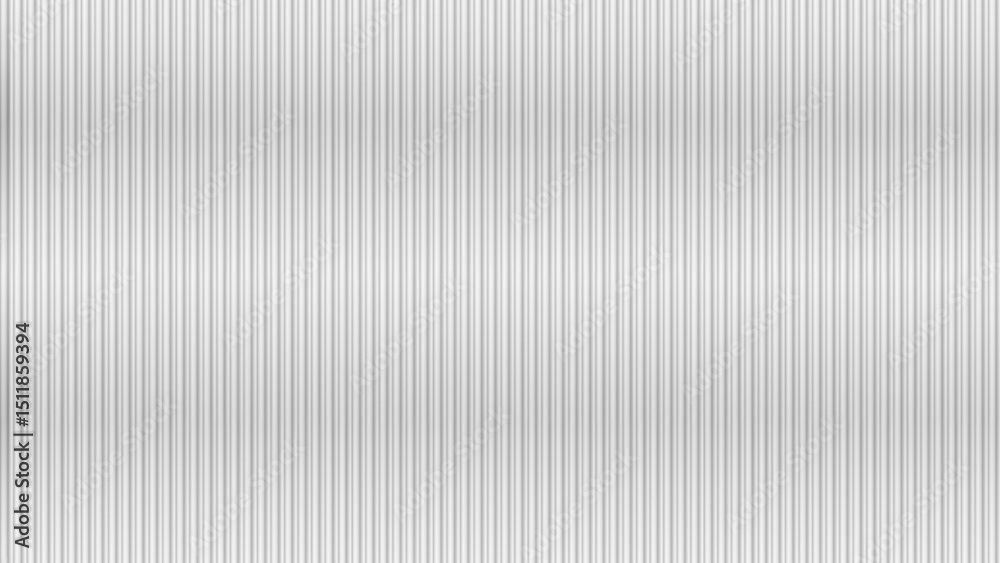 A white, ribbed glass texture background with soft, grey, frosted waves.  Fluted panel vector evokes a light, airy feel. Embossed, striped, and minimal—ideal for acrylic or polycarbonate surfaces.