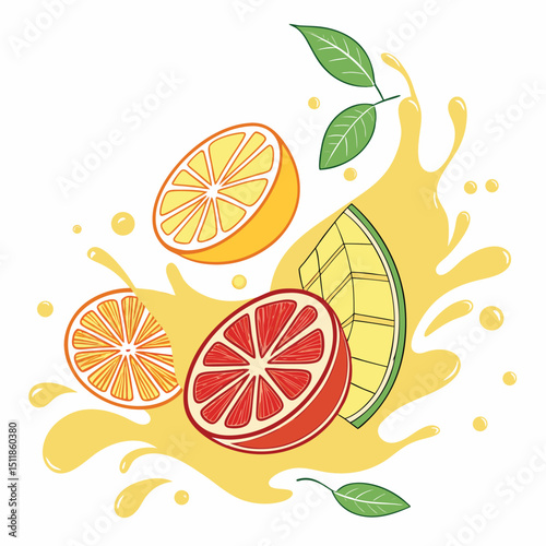 citrus fruit background