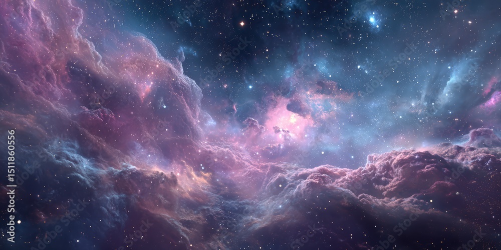 Fototapeta premium Abstract Galaxy Background