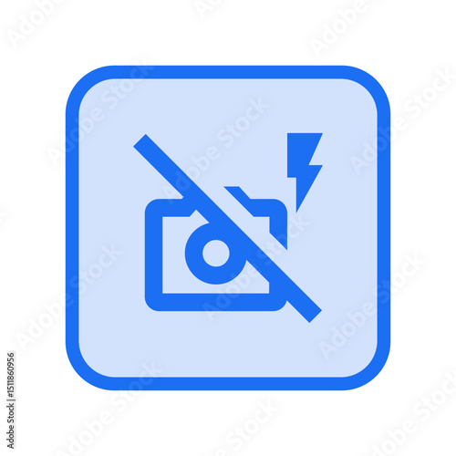 No Flash Outline Icon