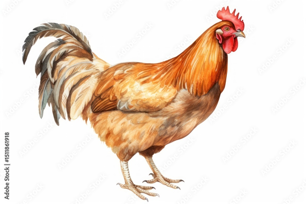 Fototapeta premium Chicken poultry animal bird.