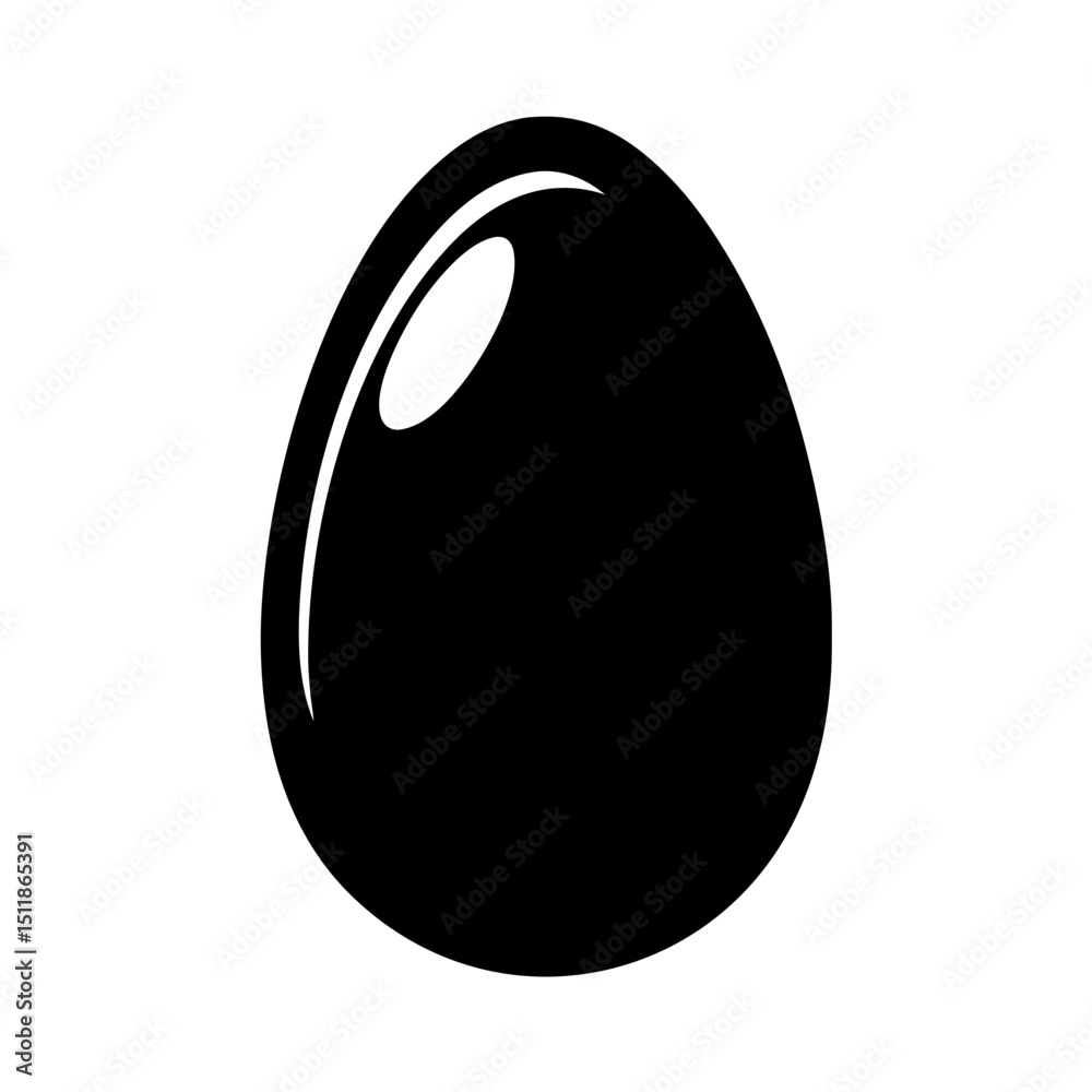 silhouette of an egg
