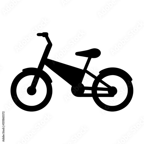 bicycle isolated on white background