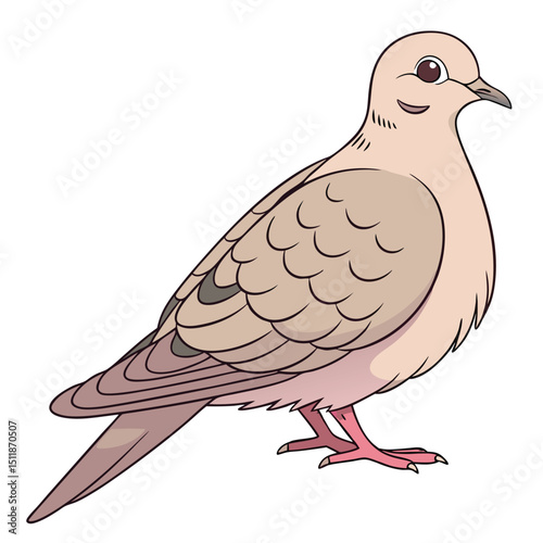 Mourning Dove vector image