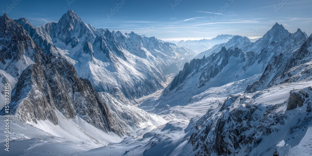 Fototapeta premium Untouched Snowy Wilderness