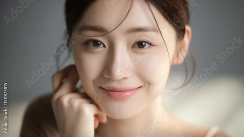美しく輝く日本人モデル、スタジオ撮影　笑顔と緊張の舞台裏
