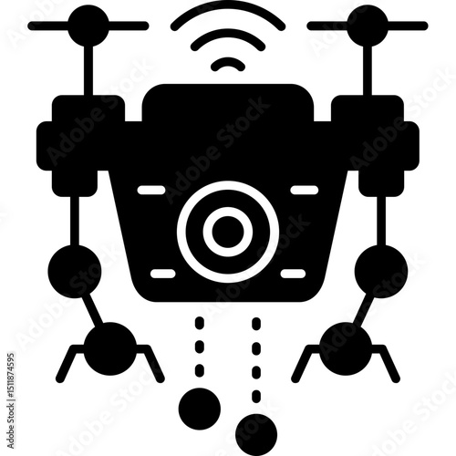 Connected Drone Icon