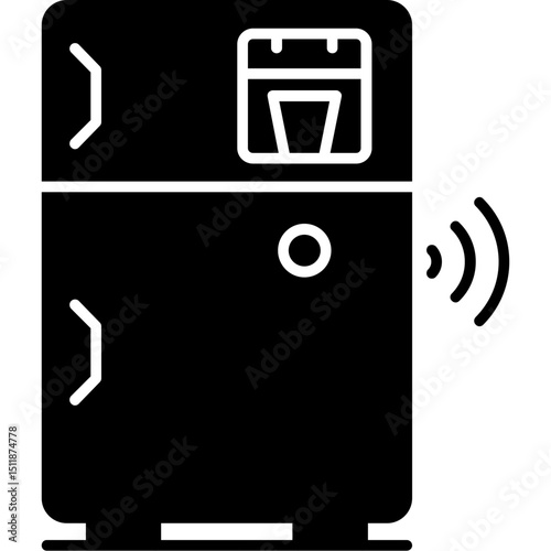 Smart Refrigerator Icon