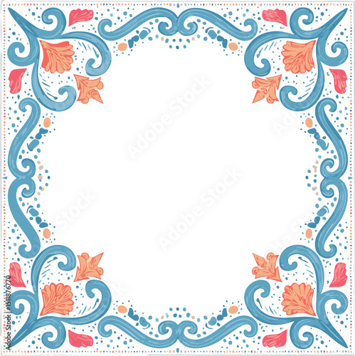 Rope frames.Stamp coastal frames. Vintage squiggle borders. Hand drawn frame for menu, wedding invitation, coastal party. Italian ornament border design. Doodle wiggle retro stamp poster. 