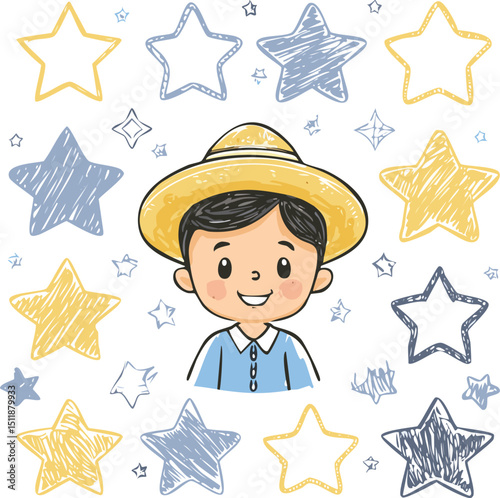 Line kid pencil color brush hand drawn chalk vector element set. Texture brush chalk stroke kid heart, star, art, cartoon, child, fun, illustration, vector, back to school. Vector illustration.art,