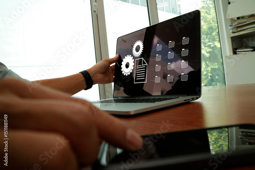 Business Automation Technology Concept