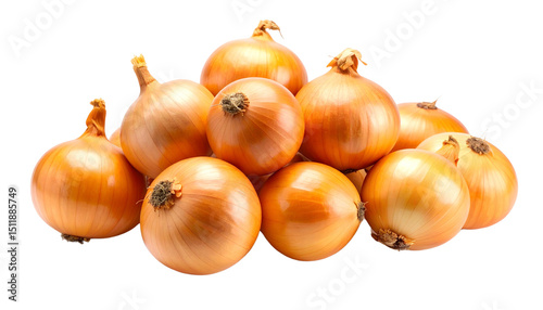 Wallpaper Mural pile of onions isolated on transparent background Torontodigital.ca