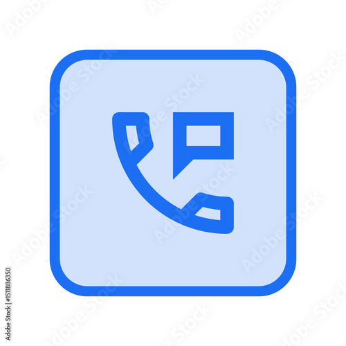 Perm Phone Message Outlined