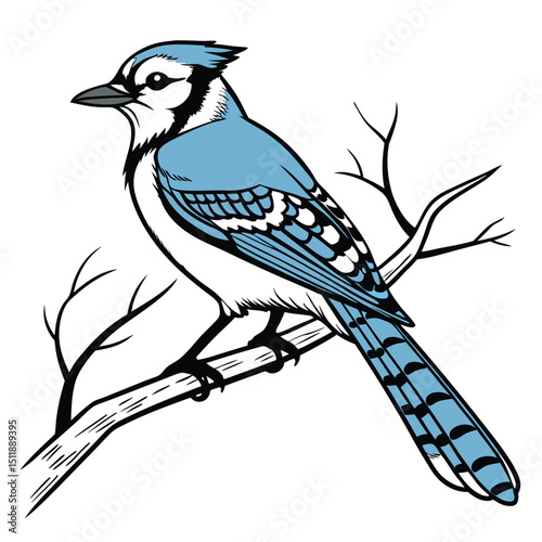 Blue Jay Known for its bright blue feathers and intelligent, vocal behavior