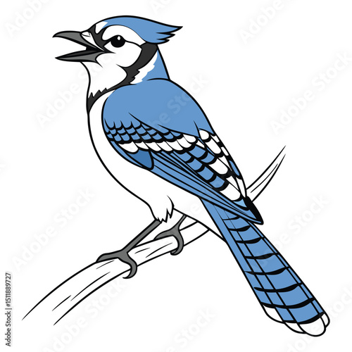 Blue Jay Known for its bright blue feathers and intelligent, vocal behavior