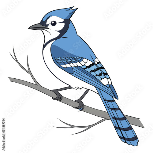 Blue Jay Known for its bright blue feathers and intelligent, vocal behavior
