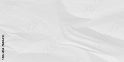 White fabric background. white crumpled paper background texture pattern overlay. wrinkled high resolution arts craft and Seamless white crumpled paper.	