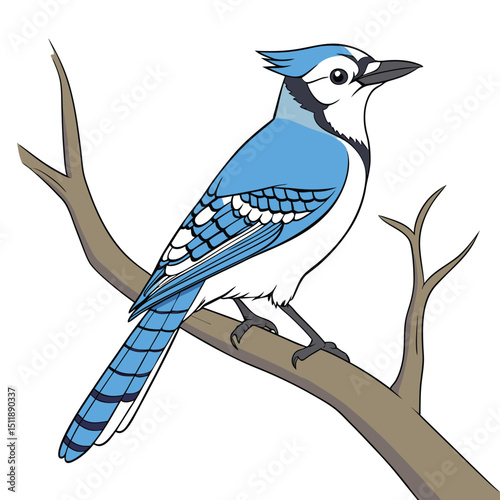 Blue Jay Known for its bright blue feathers and intelligent, vocal behavior