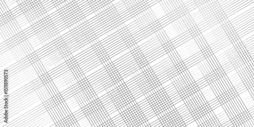 White and gray stripe diagonal gradient fabric dynamic line textile abstract background. oblique stripe diagonal line wave parallel black chevron digital vector illustration art pattern.	
