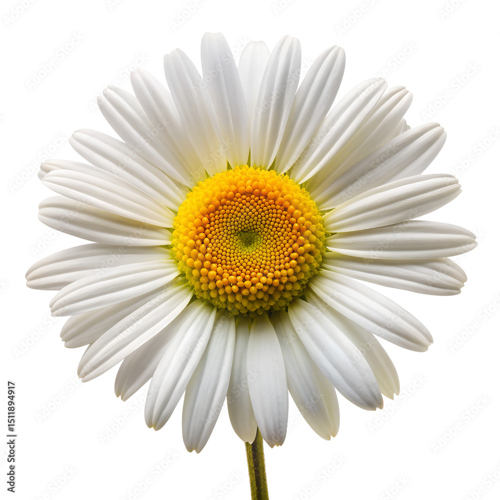 Fototapeta premium Daisy flower isolated on white background