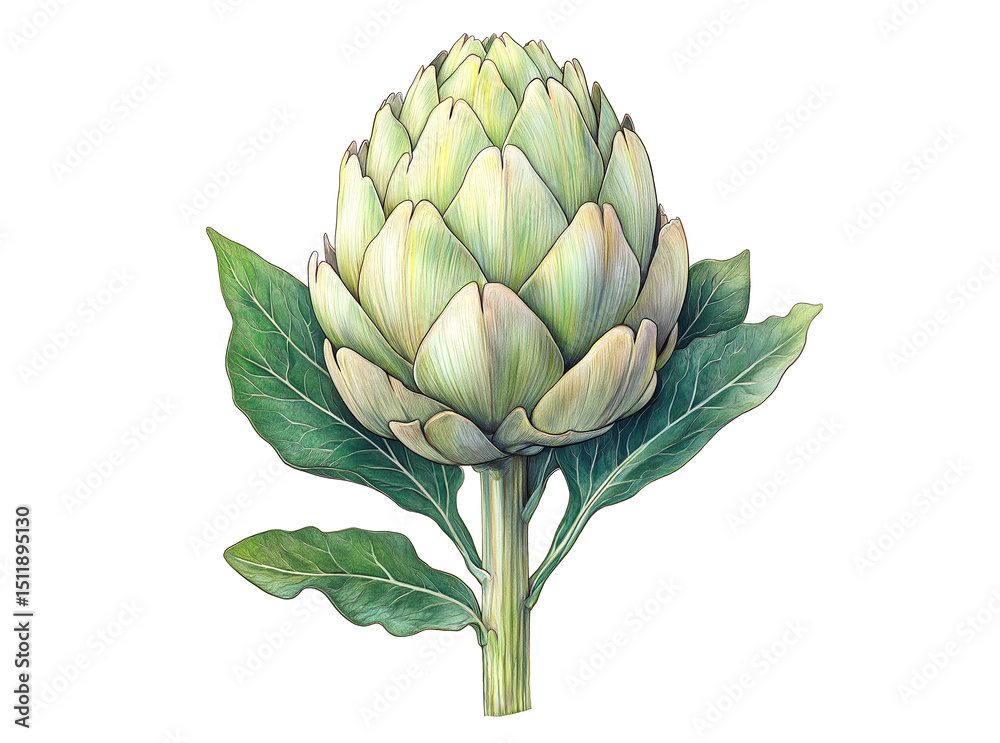Obraz premium Artichoke, organic vegetable, sketch. Vintage retro print, artichoke food, botanic ink style drawing, linear drawing, engrave old school. Sketch artwork silhouette artichoke. Illustration