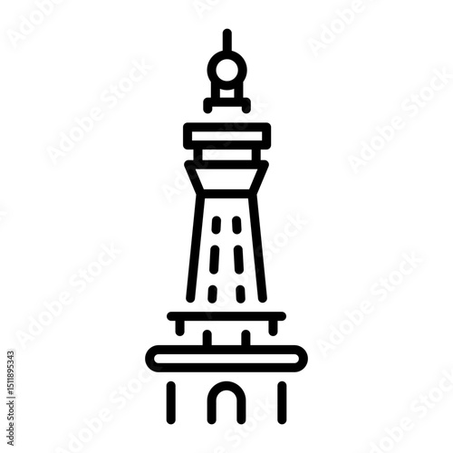 A line style icon of landmark