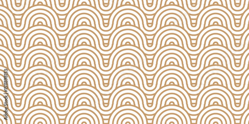 	
Minimal Overlapping creative diamond circle abstract wood color pattern background with waves texture. geometric digital fabric pattern circles floral lapping white retro background.