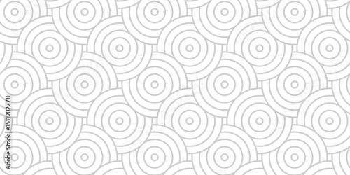 seamless white and gray overlapping fabric vector pattern with spirals texture design.