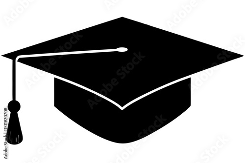 graduation cap vector icon