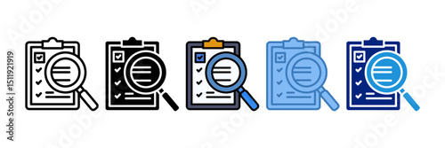 Evaluation Icon Element For Design