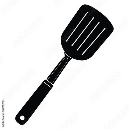 Spatula on White Background