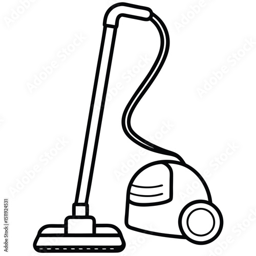 Vacuum Cleaner on White Background