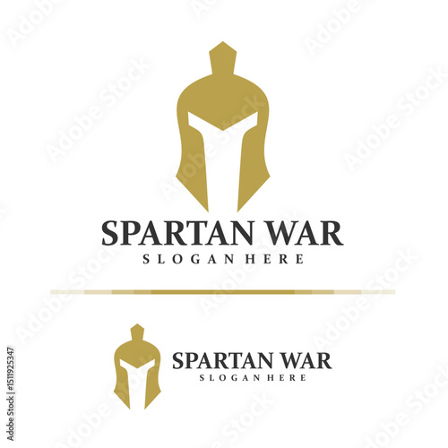 Spartan logo design concept vector. Spartan Logo Design Template. Creative Symbol. Icon