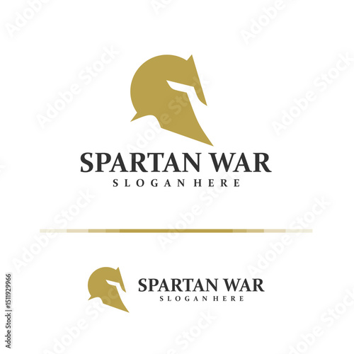 Spartan logo design concept vector. Spartan Logo Design Template. Creative Symbol. Icon
