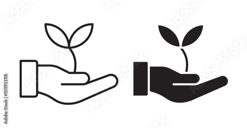 Environment icon set flat style. Vector illustration collection.